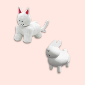 Roblox Gubby and Roblox Classic Cat Plush